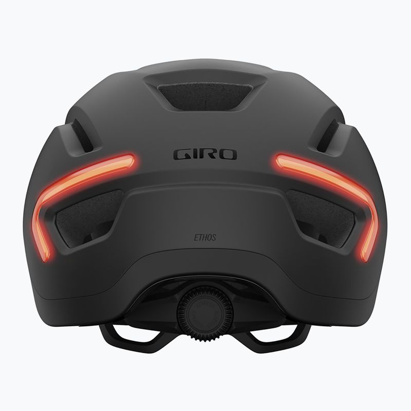 Giro Ethos Integrated MIPS LED mattschwarzer Fahrradhelm 4