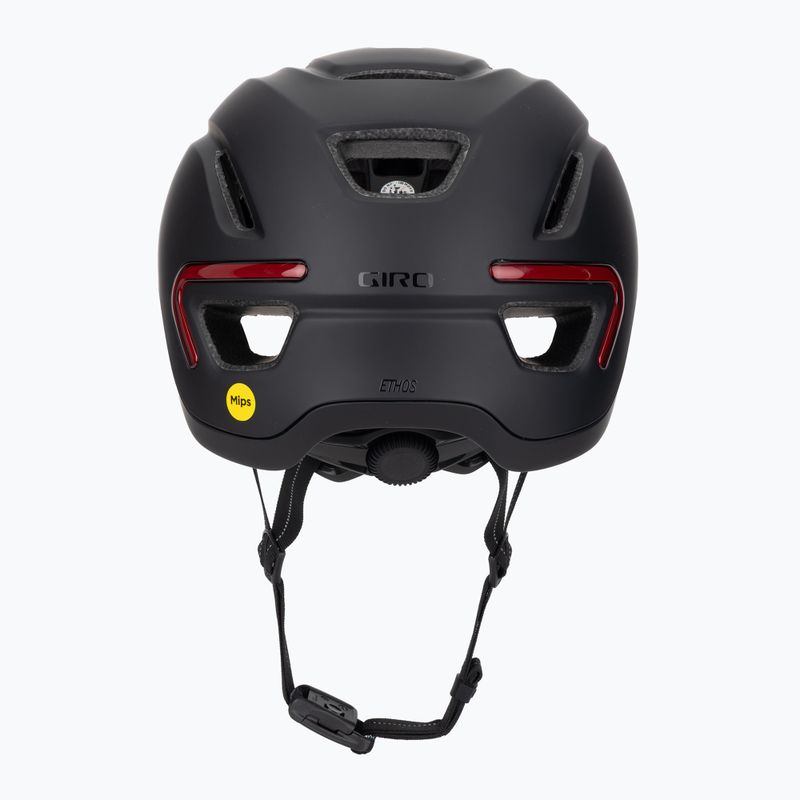 Giro Ethos Integrated MIPS LED mattschwarzer Fahrradhelm 4