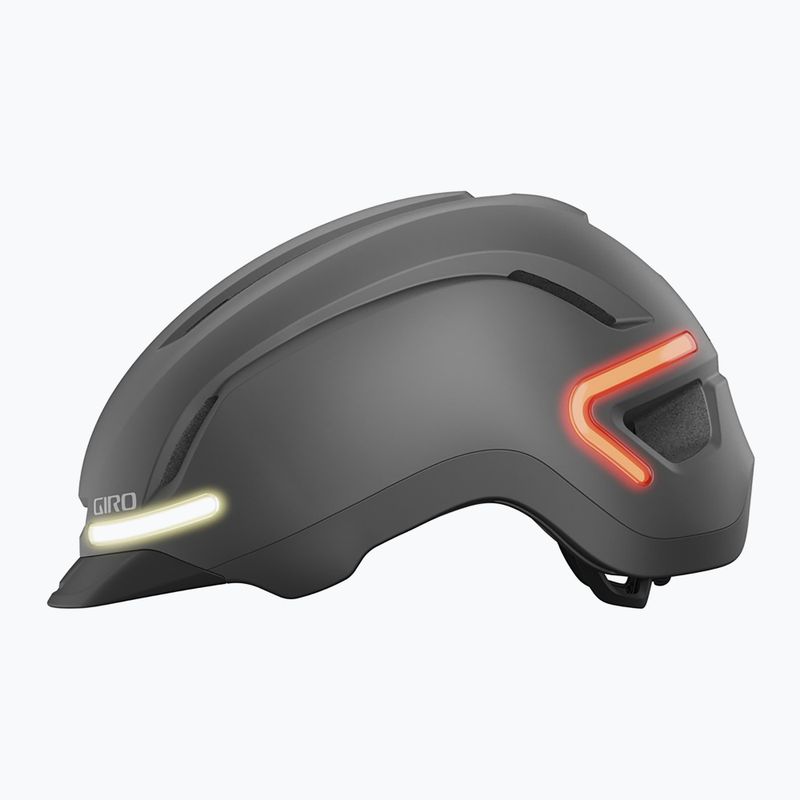 Giro Ethos Integrated MIPS LED matt graphit Fahrradhelm 2