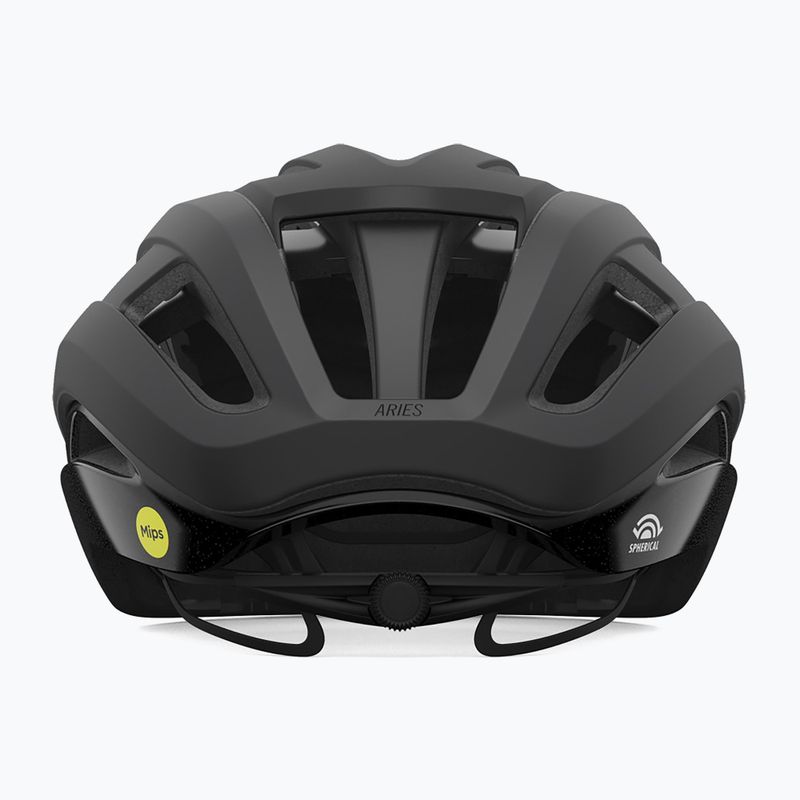 Giro Aries Spherical MIPS mattschwarzer Fahrradhelm 3