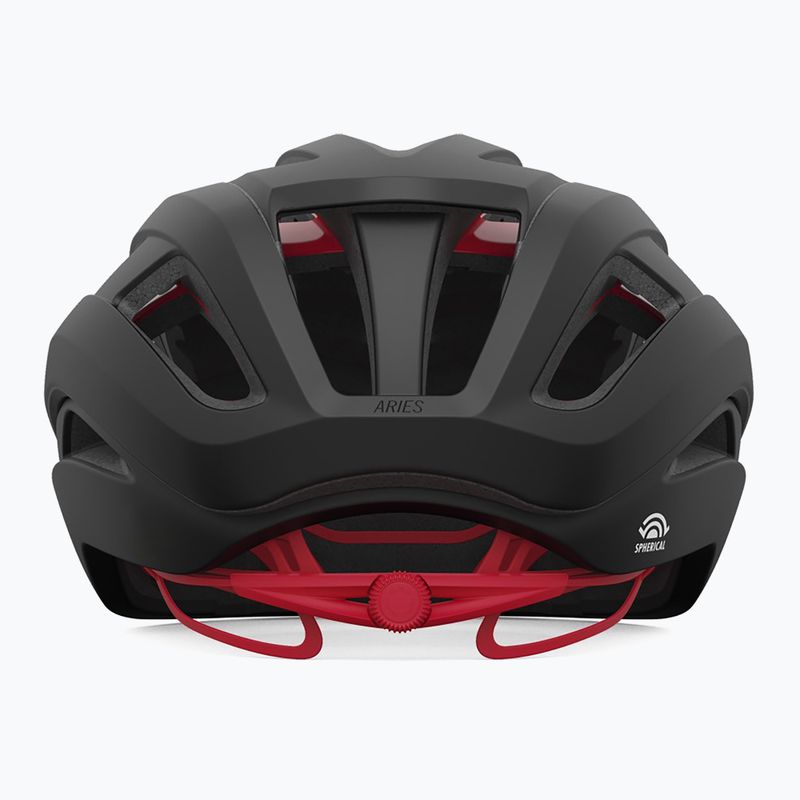 Giro Aries Spherical MIPS mattes Carbon rot Fahrradhelm 3