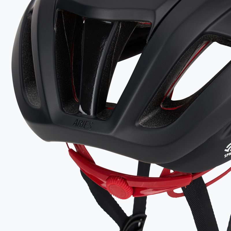 Giro Aries Spherical MIPS mattes Carbon rot Fahrradhelm 7
