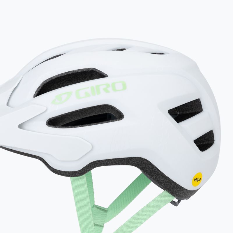 Giro Fixture II Integrated MIPS W matt weiß/grün Perle Fahrradhelm 8