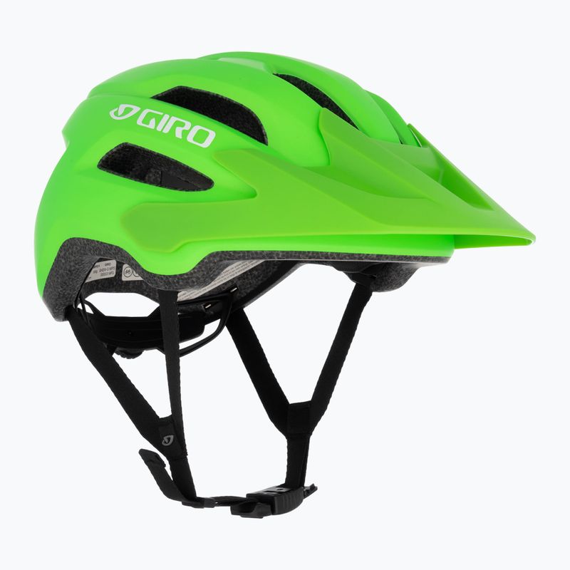 Giro Fixture II Integrated MIPS matt hellgrün Kinder Fahrradhelm