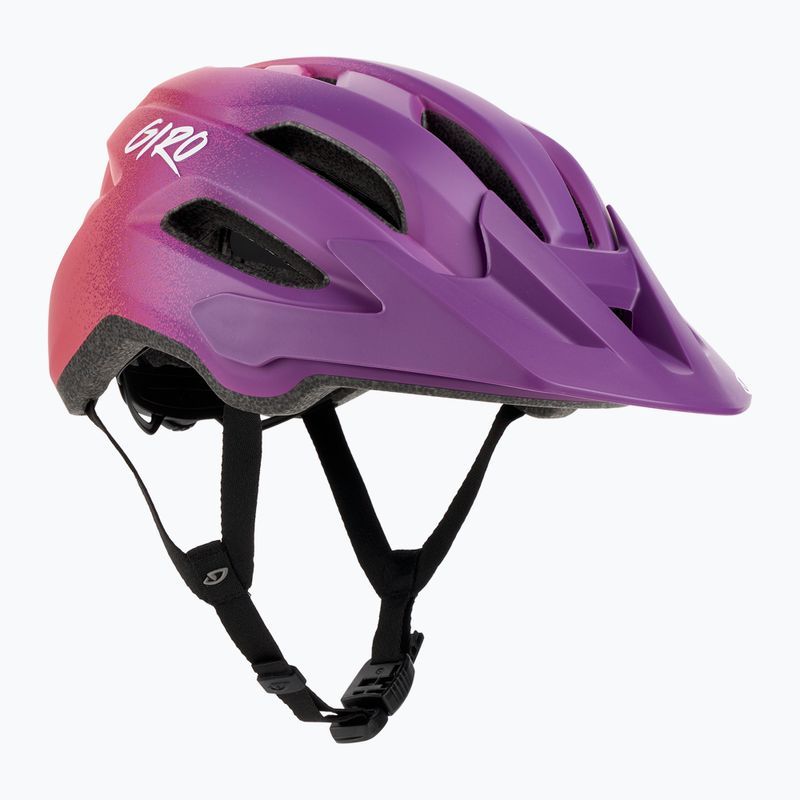 Kinder Fahrradhelm Giro Fixture II Integrated MIPS matt lila rosa