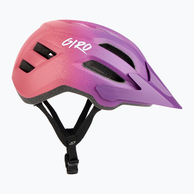 Kinder Fahrradhelm Giro Fixture II Integrated MIPS matt lila rosa 4