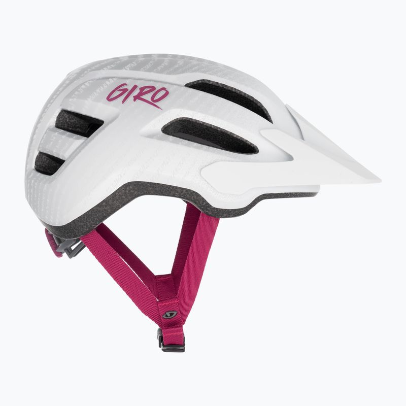 Giro Fixture II Integrated MIPS matt weiß Perle weiß Ripple Fade Kinder Fahrradhelm 4