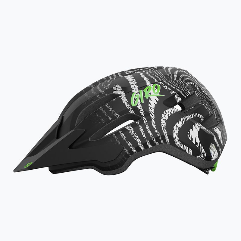 Giro Fixture II matt schwarz Ripple Fade Kinder Fahrradhelm 2