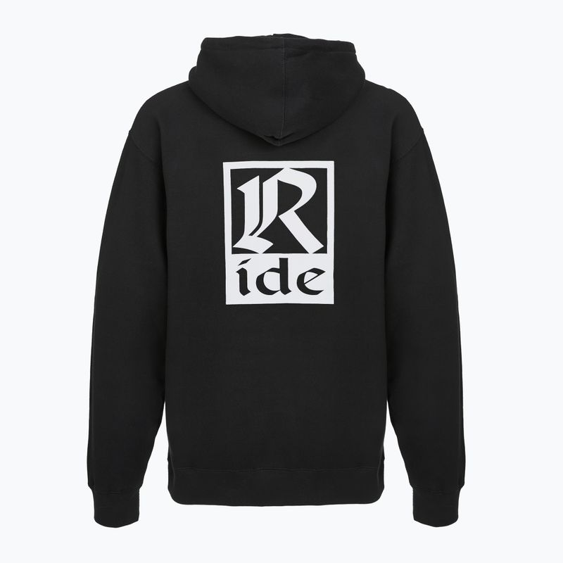 Hoodie Herren RIDE Old English Hoody black 2