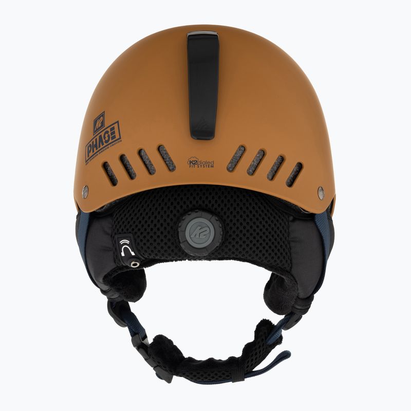 Skihelm K2 Phase Pro braun 3