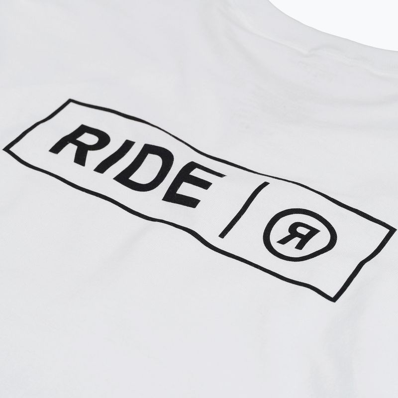 Herren RIDE Logo Tee weiß