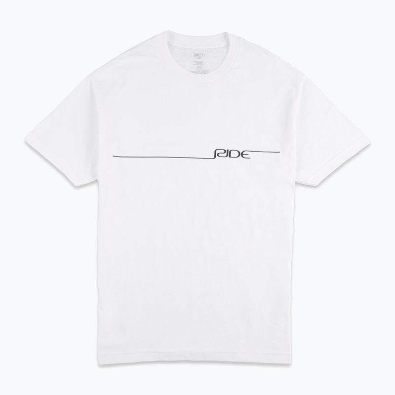 Herren RIDE Zero Logo Tee weiß