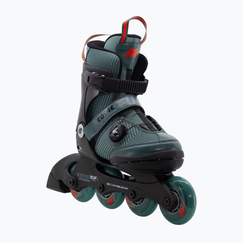 Kinder-Inlineskates K2 Eddie Boa dark teal