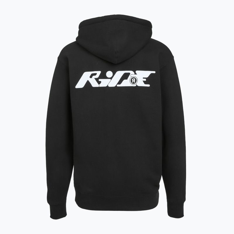 Herren Sweatshirt RIDE Techno FZ black 2