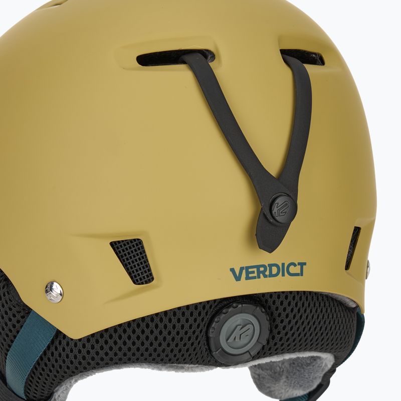 Skihelm K2 Verdict sand 8