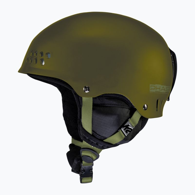 K2 Phase Pro Skihelm dunkel olivgrün