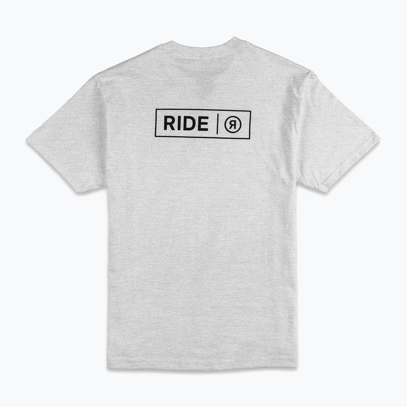 Shirt Herren RIDE Logo Tee heather grey 2