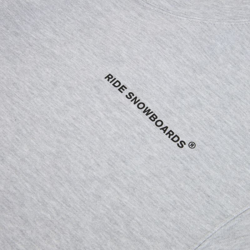 Hoodie Herren RIDE Old English Hoody heather grey 3