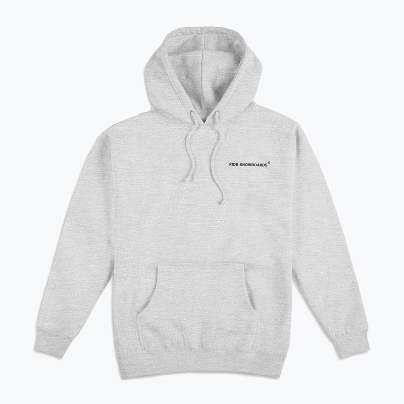 Hoodie Herren RIDE Old English Hoody heather grey
