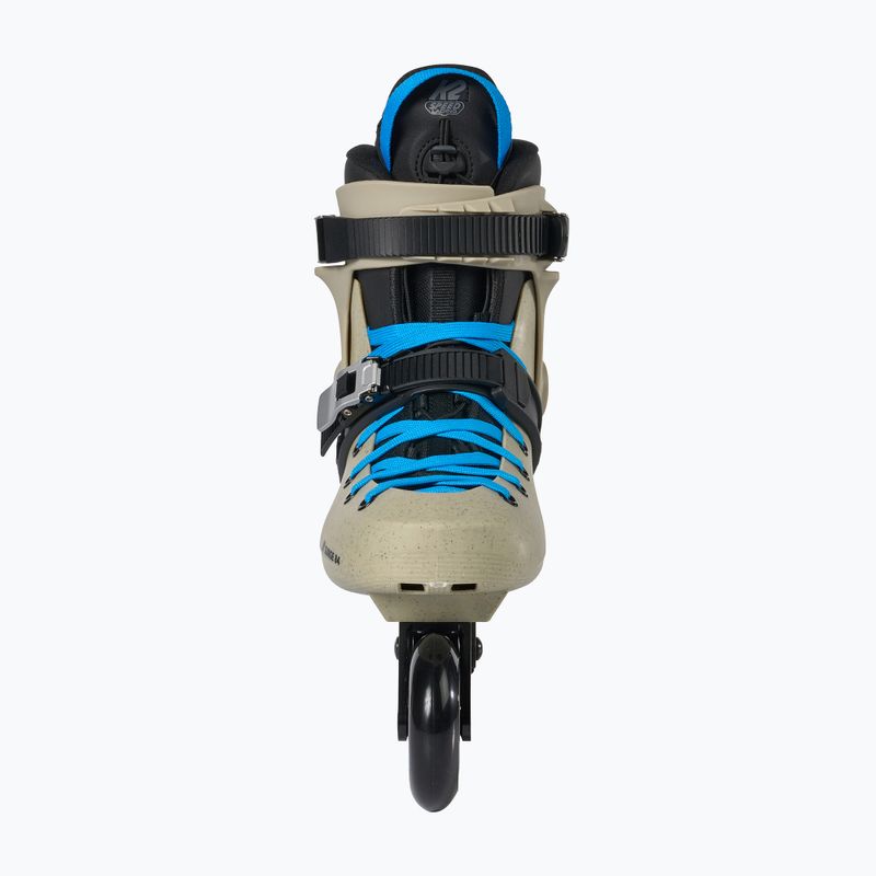 K2 Surge 84 khaki/blaue Rollerskates 4