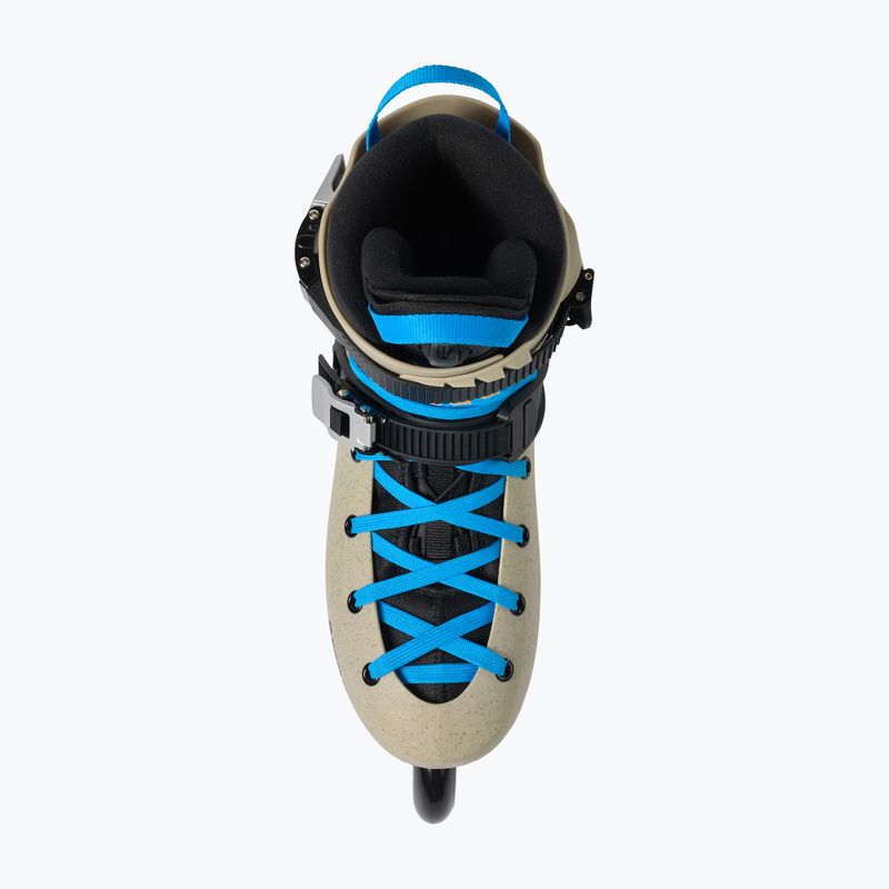 K2 Surge 84 khaki/blaue Rollerskates 5