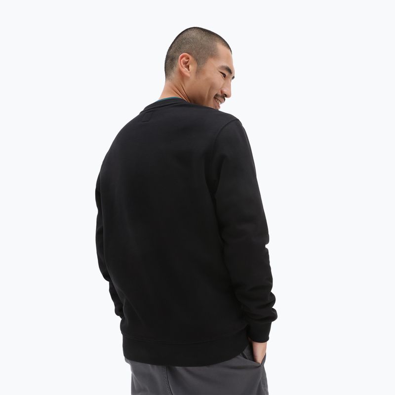 Herren Vans Core Basic Crew Fleece Sweatshirt schwarz 3