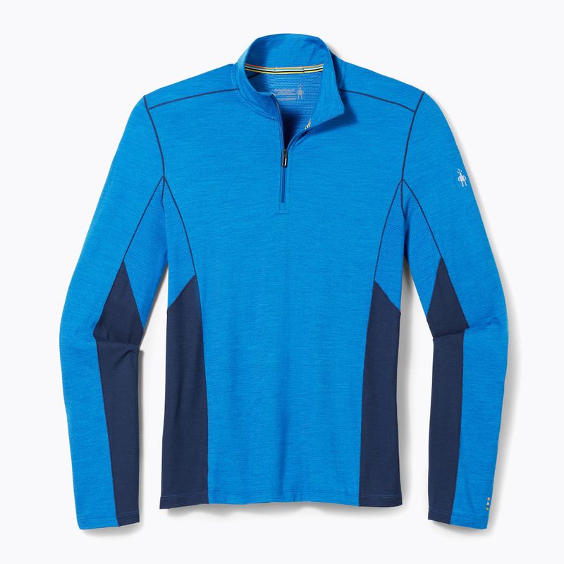 Herren-Thermoaktivshirt Smartwool Merino Sport 1/4 Zip laguna blue/deep navy 4