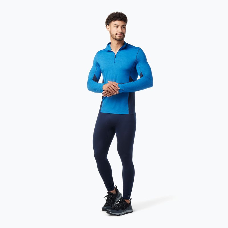 Herren-Thermoaktivshirt Smartwool Merino Sport 1/4 Zip laguna blue/deep navy 5