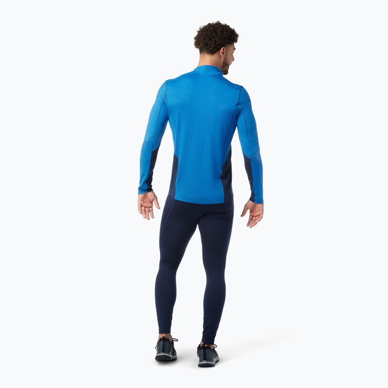 Herren-Thermoaktivshirt Smartwool Merino Sport 1/4 Zip laguna blue/deep navy 6