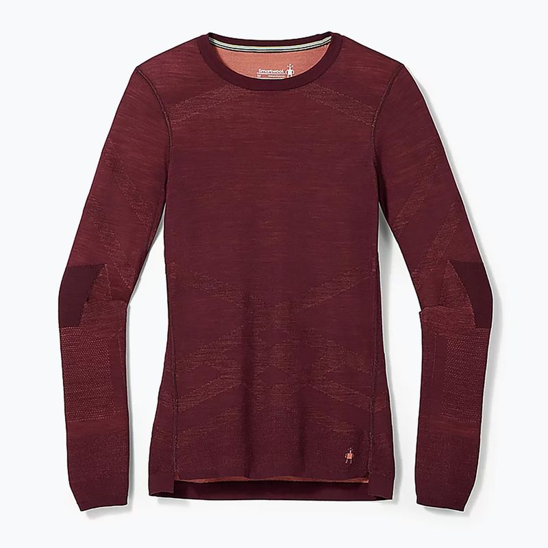 Damen-Thermoaktivshirt Smartwool Intraknit Merino 200 Crew black cherry 4