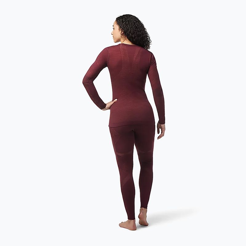 Damen-Thermoaktivshirt Smartwool Intraknit Merino 200 Crew black cherry 6