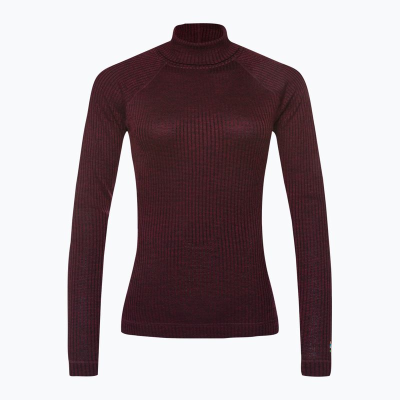 Smartwool Thermal Merino Rib Rollkragen-T-Shirt lila 16690