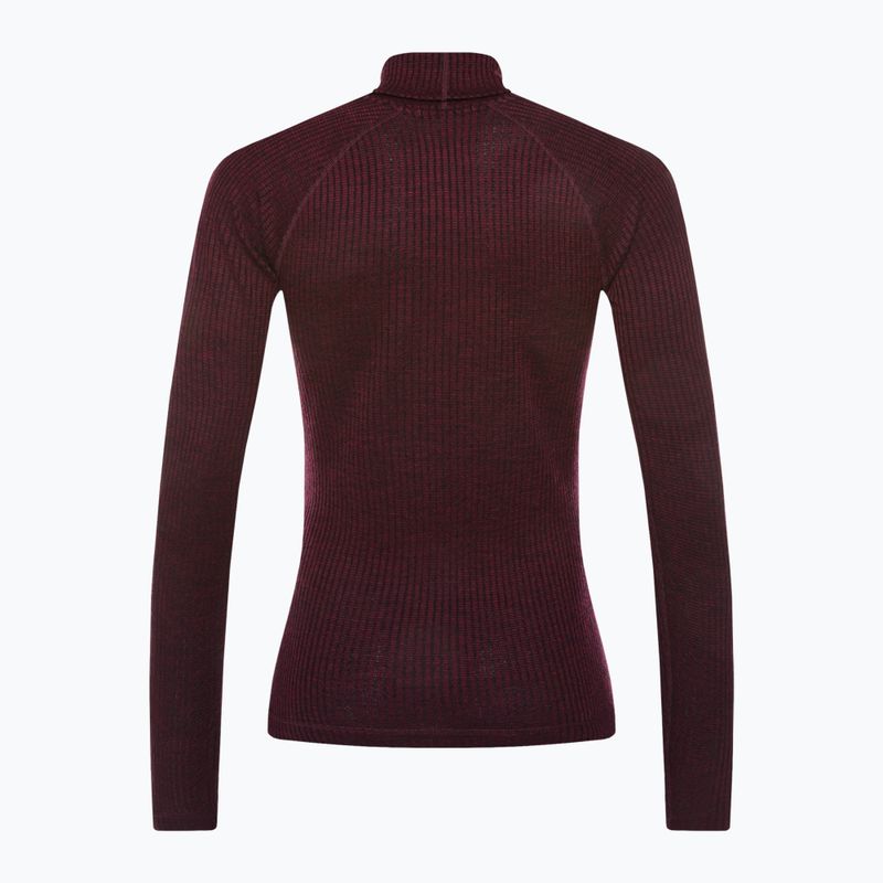 Smartwool Thermal Merino Rib Rollkragen-T-Shirt lila 16690 2