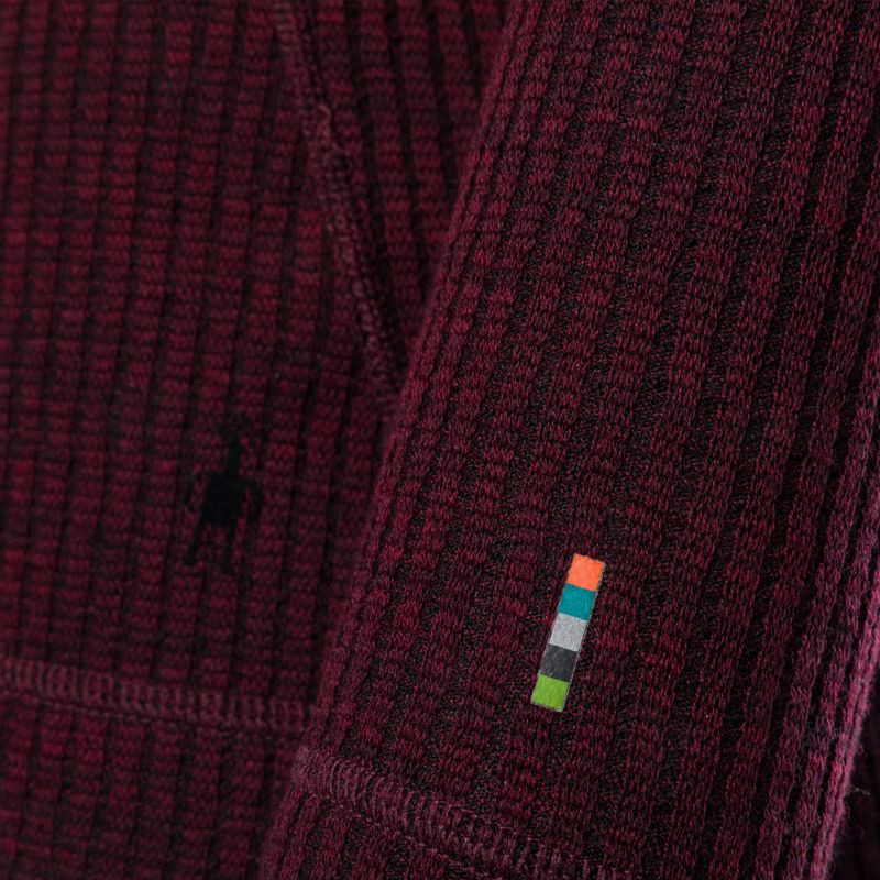 Damen-Thermoaktivshirt Smartwool Thermal Merino Rib Turtleneck black cherry heather 3