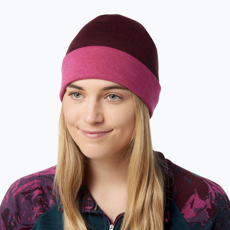 Wintermütze Smartwool Thermal Merino Reversible Cuffed rosa SW956-J61 5
