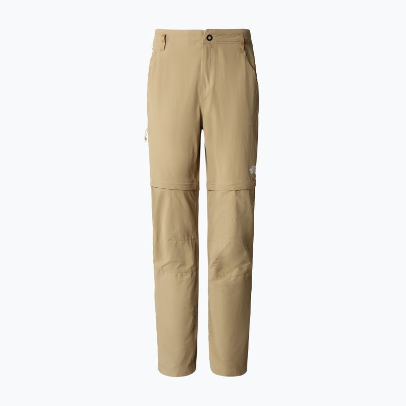 Damen-Trekkinghose The North Face Exploration Conv Reg Straight beige NF0A7Z97PLX1