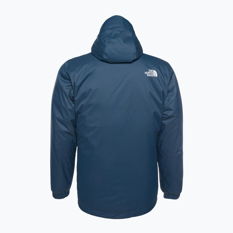 Herren Regenjacke The North Face Quest Insulated schattig blau/schwarz heather 2