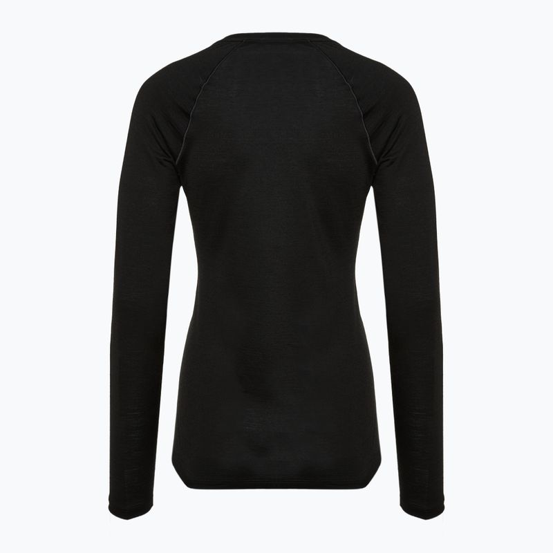 Damen-Thermoaktivshirt Smartwool Classic All-Season Merino Base Layer Crew Boxed black 2