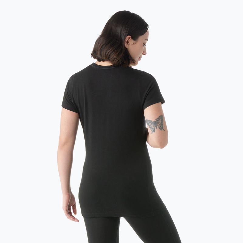 Smartwool Merino Thermo-T-Shirt für Frauen schwarz 2