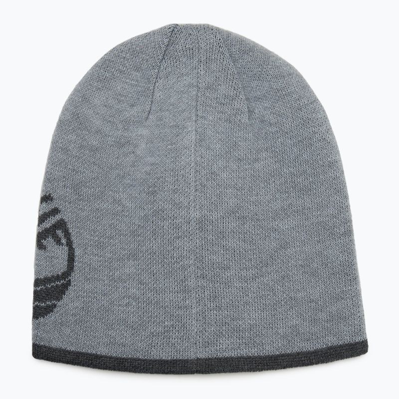 Wintermütze Herren Timberland Reversible Logo Beanie light grey heather 3