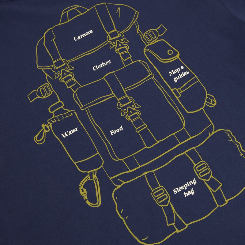 Herren T-Shirt Napapijri S-Flint naval acade b2q 4