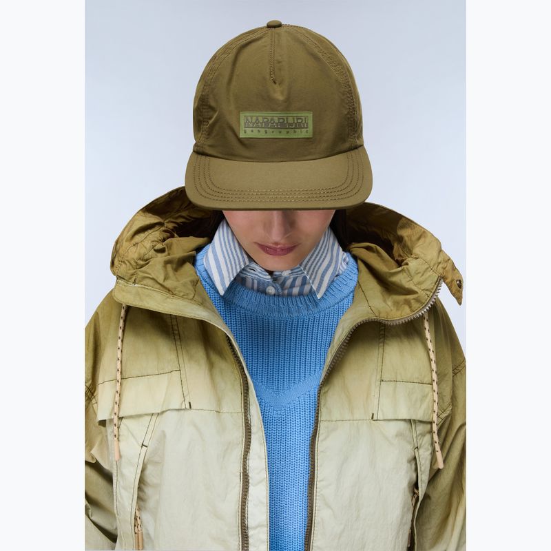Herren Basecap Napapijri F-Box Logo dark olive 6