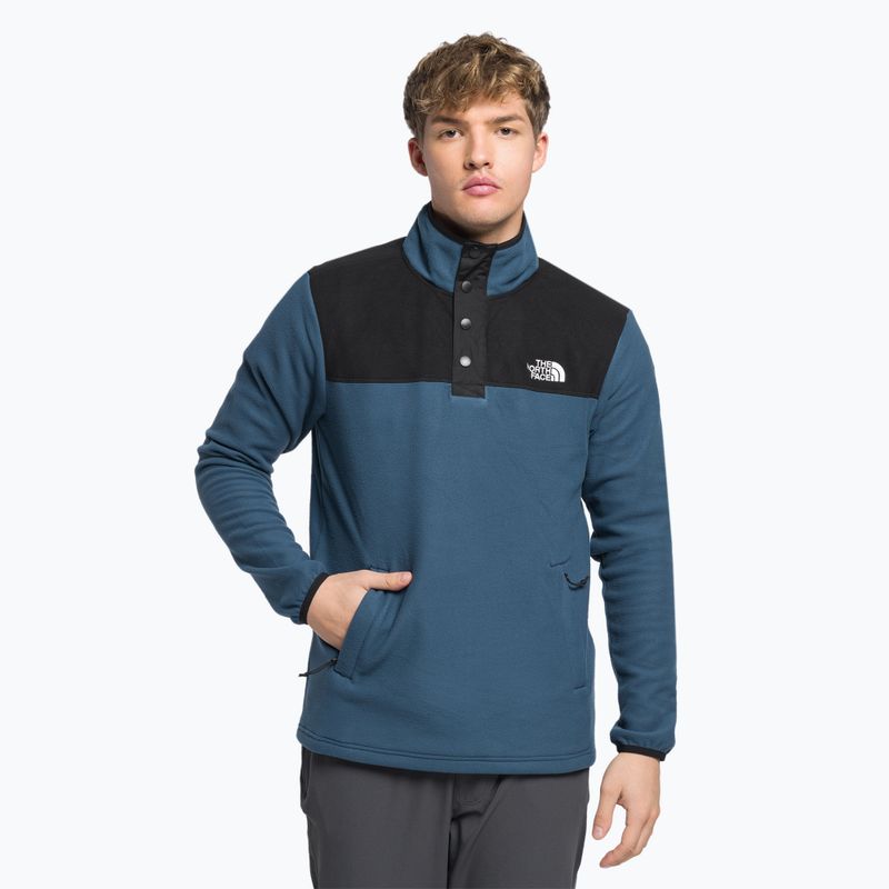 Herren Fleece-Sweatshirt The North Face Homesafe Snap Neck Fleece Pullover blau NF0A55HMMPF1