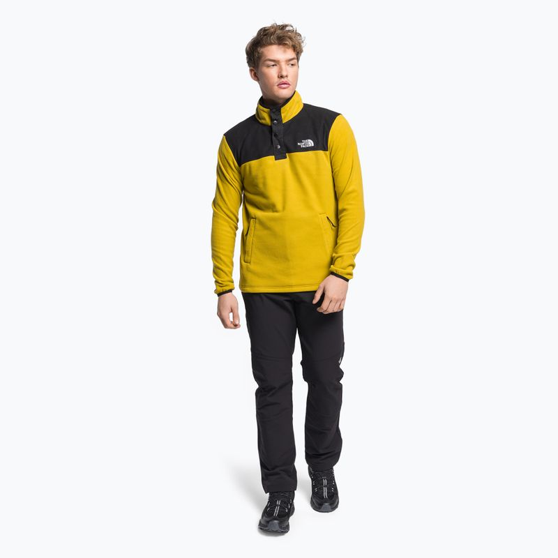 Herren Fleece-Sweatshirt The North Face Homesafe Snap Neck Fleece Pullover gelb NF0A55HM76S1 2