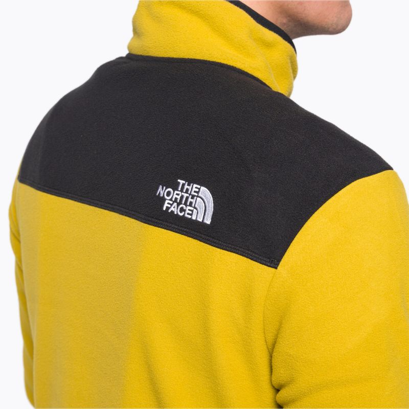 Herren Fleece-Sweatshirt The North Face Homesafe Snap Neck Fleece Pullover gelb NF0A55HM76S1 5