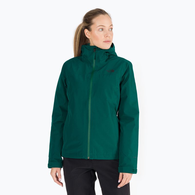 Damen Daunenjacke The North Face Dryzzle Futurelight Isoliert grün NF0A5GM6D7V1