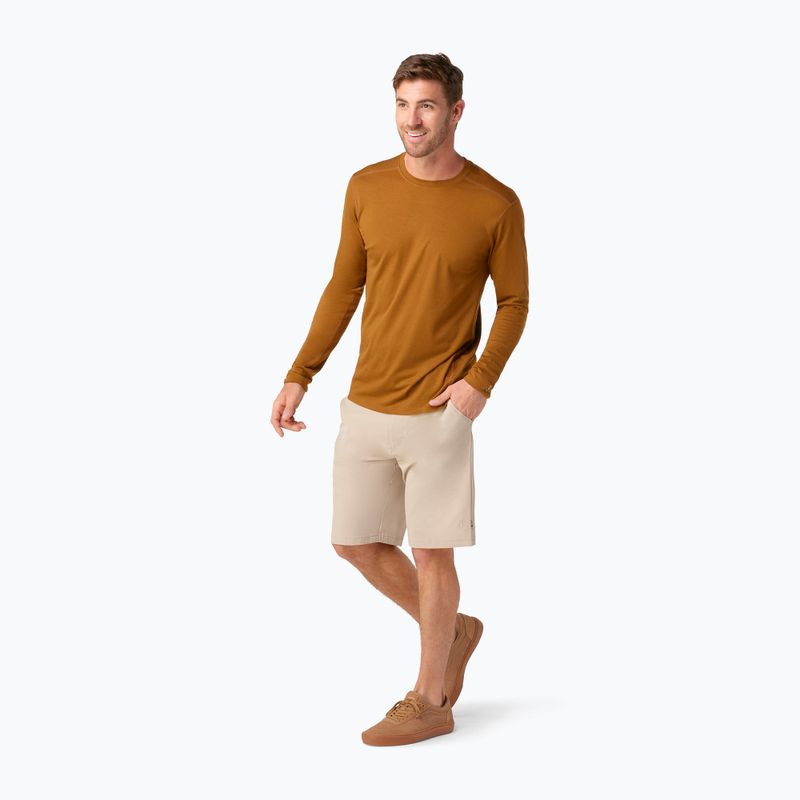 Herren Smartwool Classic All-Season Merino Baselayer T-shirt Boxed fox brown