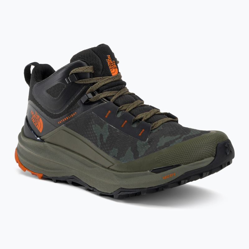 Herren-Trekkingschuhe The North Face Vectiv Exploris 2 Mid Futurelight schwarz-grün NF0A7W6AIHI1