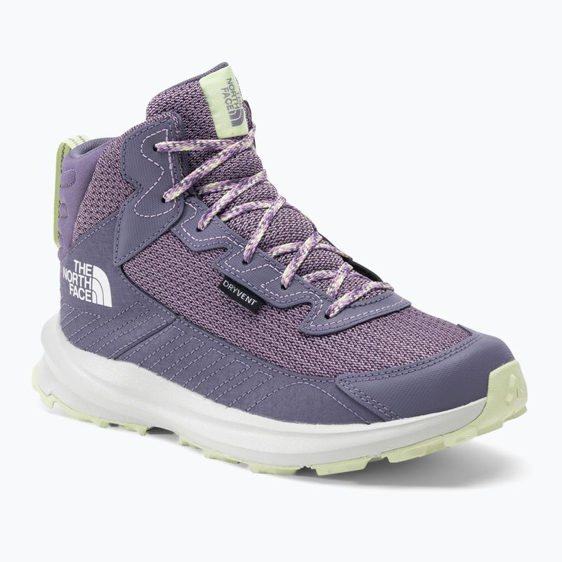 The North Face Fastpack Hiker Mid Wp lunar slate/lupine Kinder-Trekkingstiefel