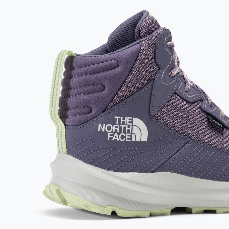 The North Face Fastpack Hiker Mid Wp lunar slate/lupine Kinder-Trekkingstiefel 9